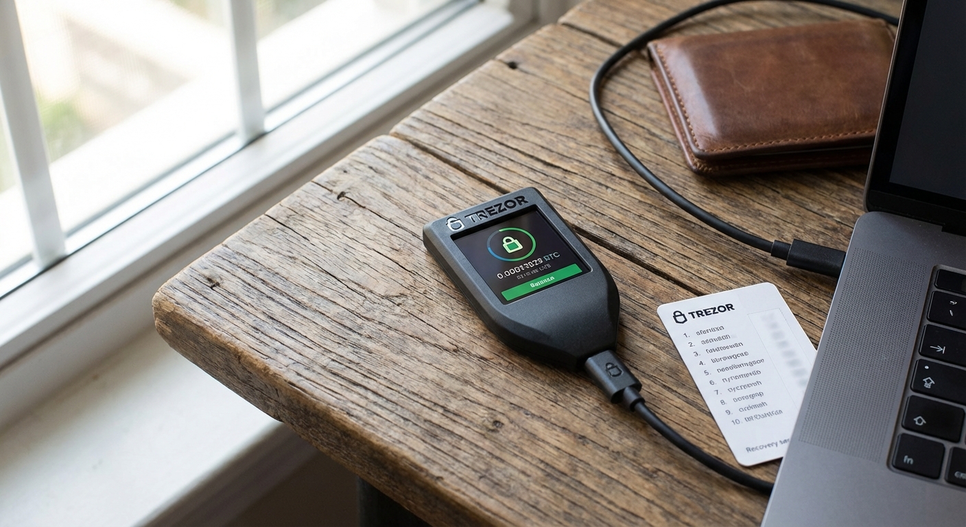 A hardware wallet device for storing cryptocurrency offline